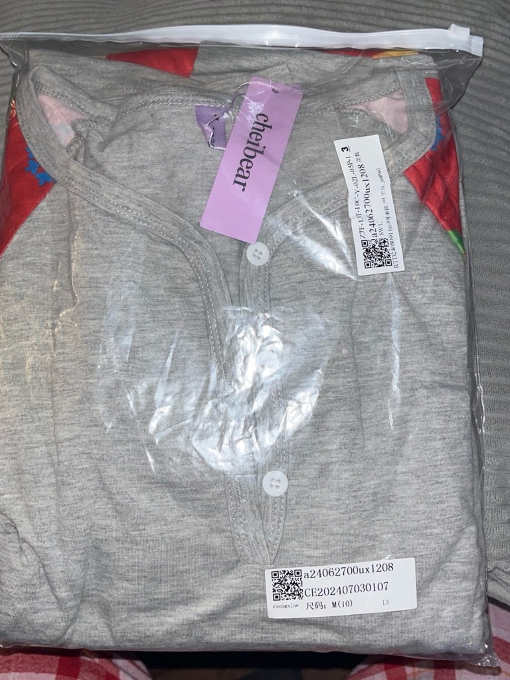 cheibear women’s holiday pajama set